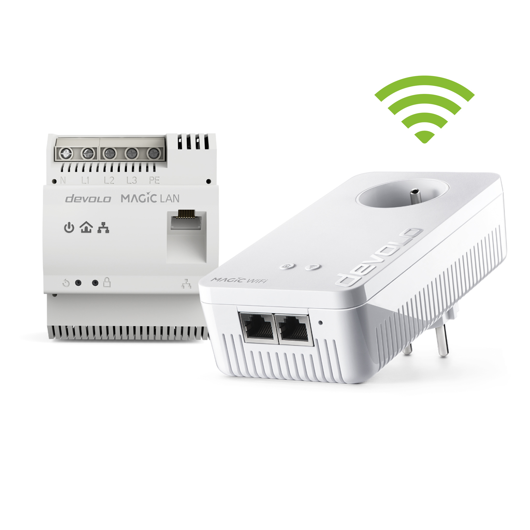 devolo Magic 2 LAN DINrail WiFi 6 next Starter Kit